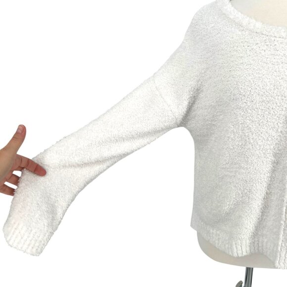 Studio B By Bobeau Womens White Textured Knit Sweater Size XL - Picture 3 of 11
